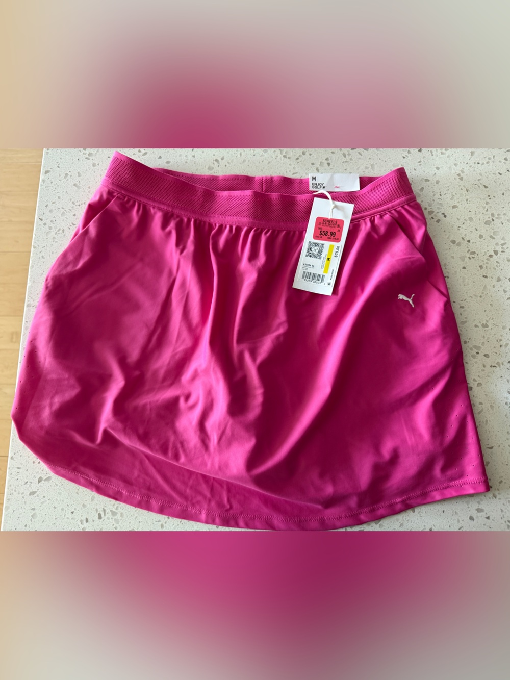 Golf Puma Women's Hot Pink Athletic Skort
